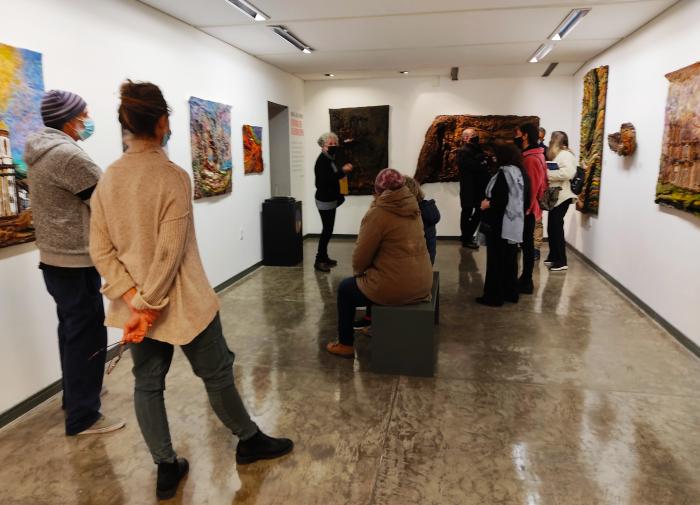 Exposición - María Julia Monti - Texturas en Caleidoscopio