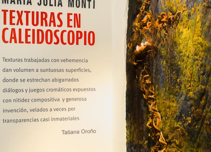 Exposición - María Julia Monti - Texturas en Caleidoscopio