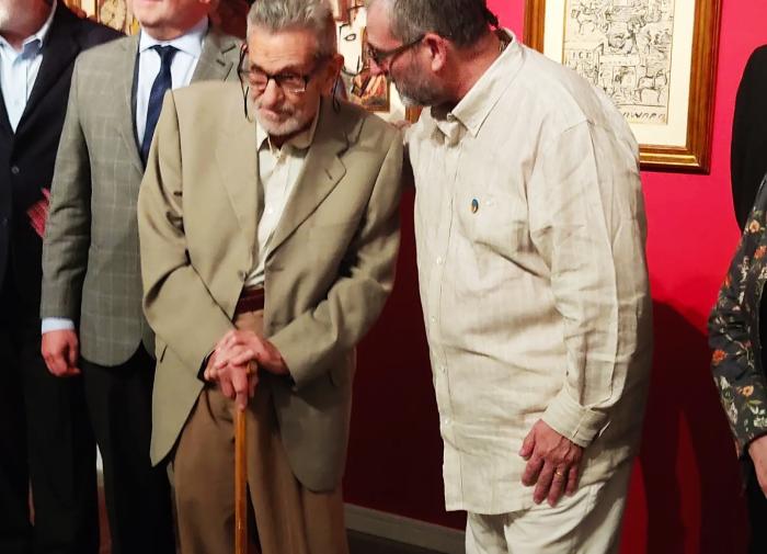 El Maestro y los Compañeros de Gurvich en el Taller Torres García-Museo Gurvich