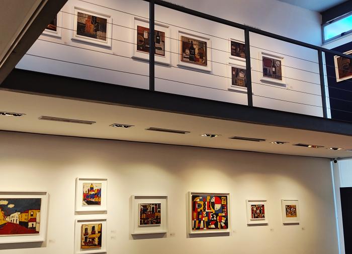 El Maestro y los Compañeros de Gurvich en el Taller Torres García-Museo Gurvich