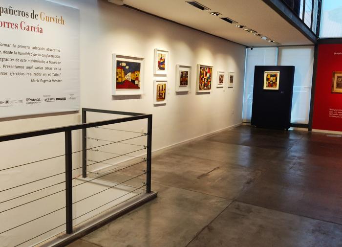 El Maestro y los Compañeros de Gurvich en el Taller Torres García-Museo Gurvich