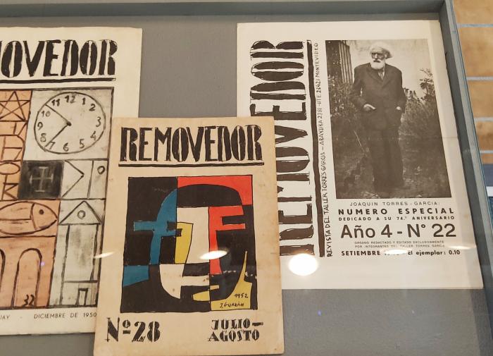 El Maestro y los Compañeros de Gurvich en el Taller Torres García-Museo Gurvich