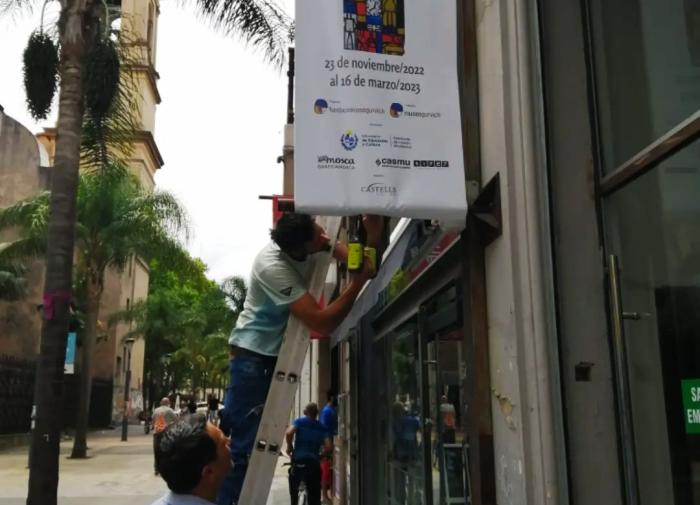 El Maestro y los Compañeros de Gurvich en el Taller Torres García-Museo Gurvich