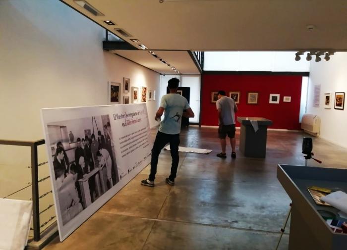 El Maestro y los Compañeros de Gurvich en el Taller Torres García-Museo Gurvich